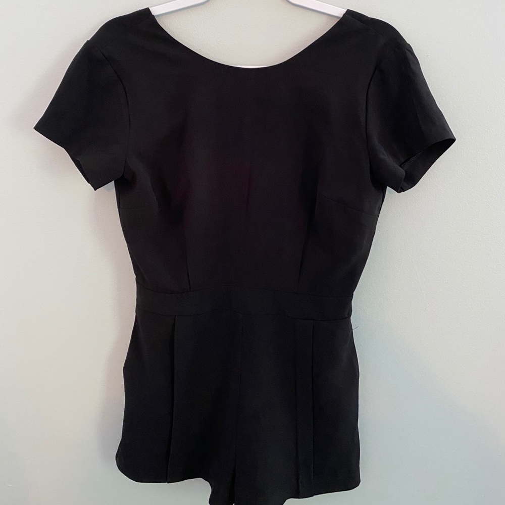 Black Romper, Low V in the back